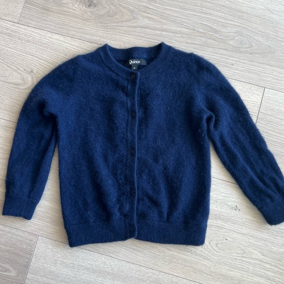 Quince Washable Cashmere Toddler Cardigan 3T - Picture 3 of 6